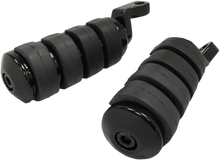 DRAG SPECIALTIES Soft-Ride Foot Pegs - Large - Black - FX/XL P17-0340ISGB