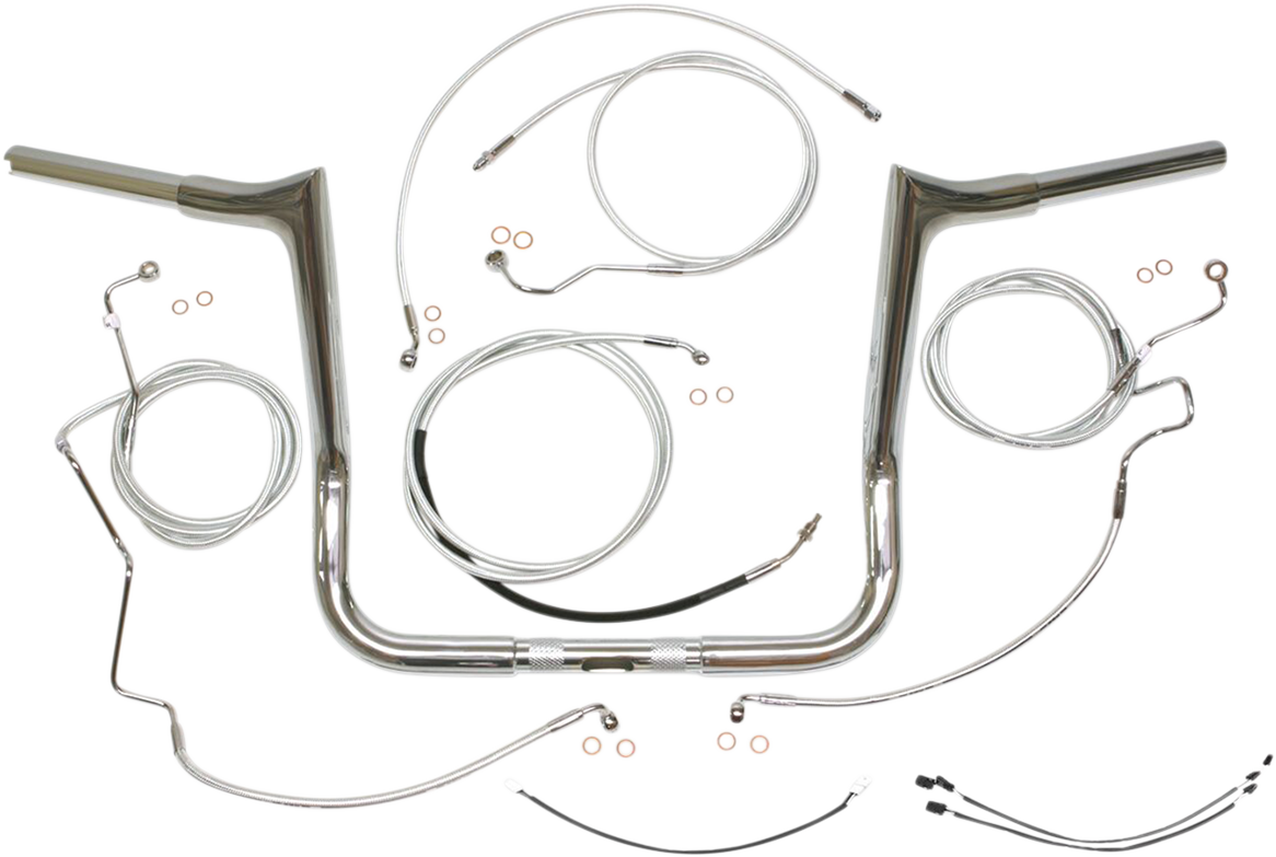 MAGNUM SHIELDING 1-1/4" Viking Handlebar Installation Kit - 12" - Sterling Chromite II® 38869-412