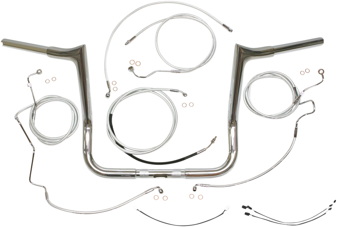 MAGNUM SHIELDING 1-1/4" Viking Handlebar Installation Kit - 14" - Sterling Chromite II® 38878-314