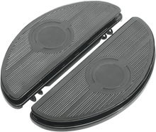 DRAG SPECIALTIES Half-Moon Floorboard - w/ Vibration Inserts - Black - FL 17-0418NB