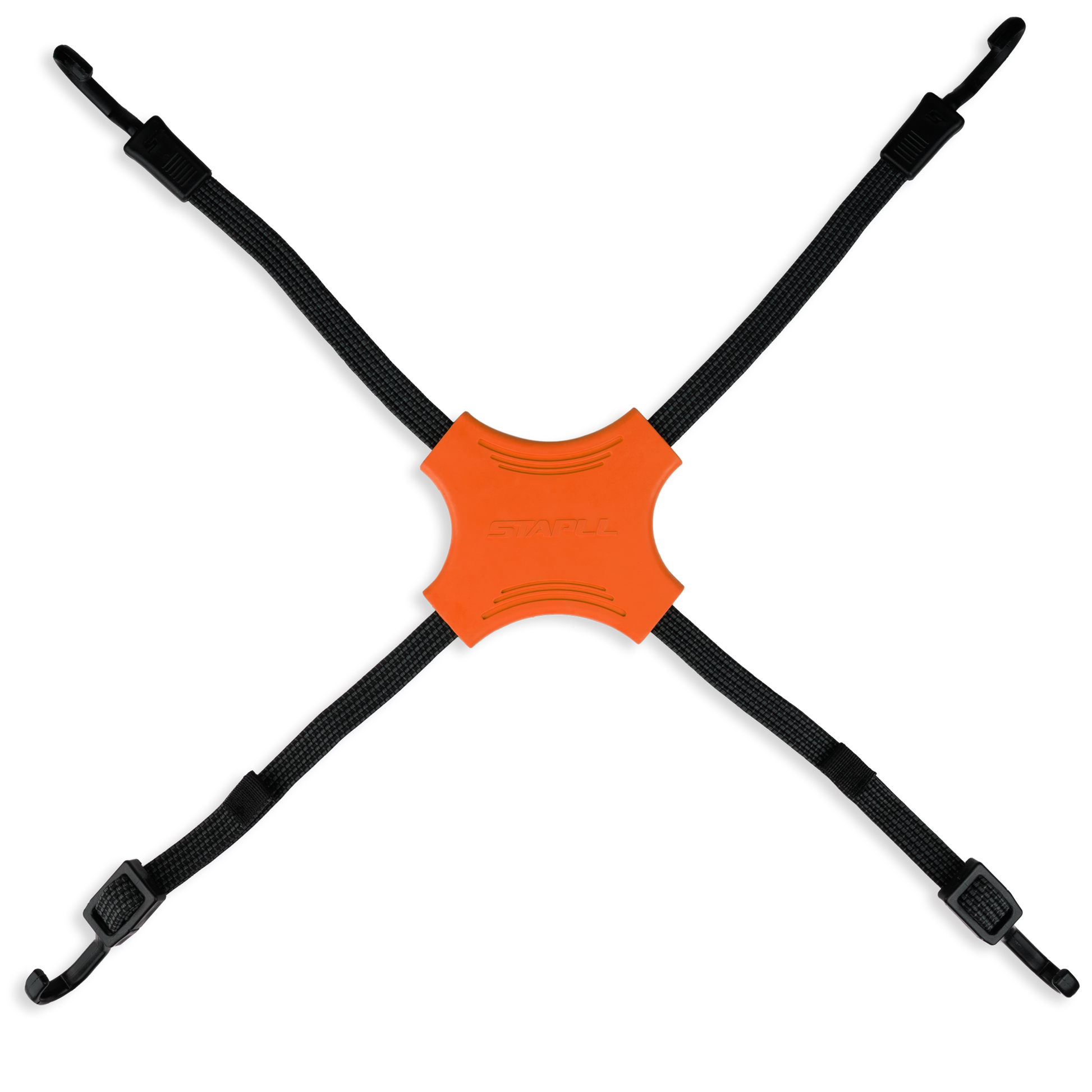 Tack Strap 4 Way Bungee 2/Pk Orange