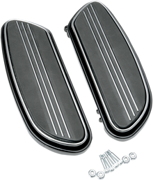 DRAG SPECIALTIES Sweeper Floorboards - Driver - Black - FL P17-0431B