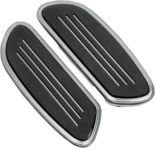 DRAG SPECIALTIES Sweeper Floorboards - Passenger - Chrome - FL P17-0433