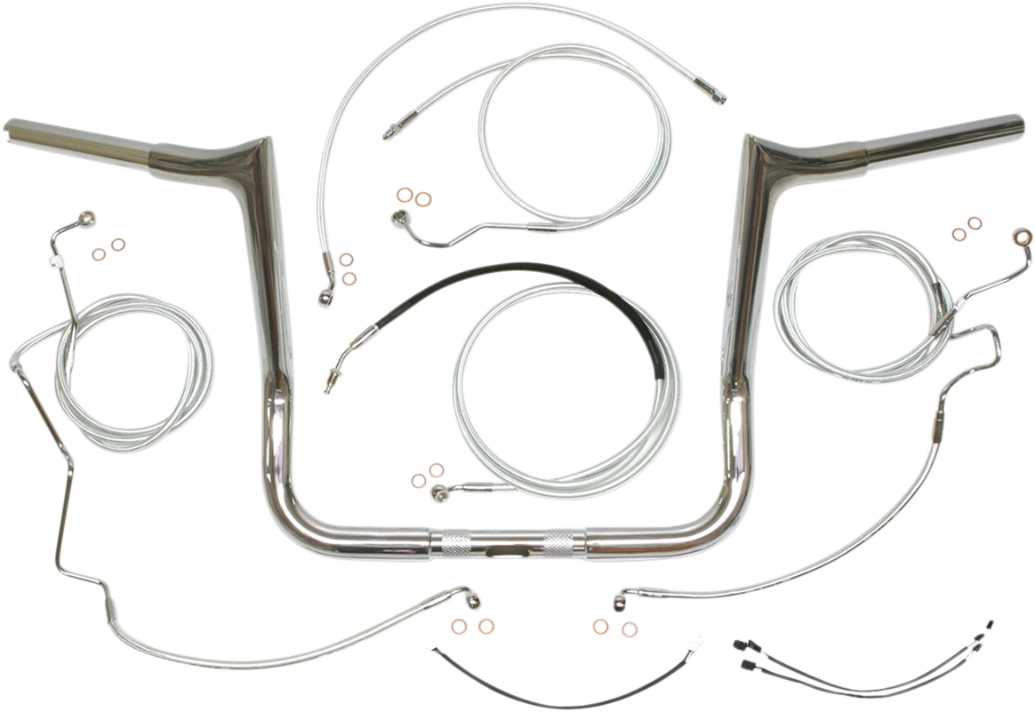 MAGNUM SHIELDING 1-1/4" Viking Handlebar Installation Kit - 14" - Sterling Chromite II® 38884-414