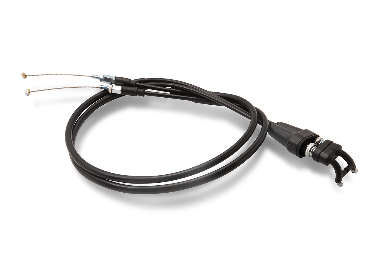 Black Vinyl Throttle Cable Push Pull  Set Ktm/Hus/Gas
