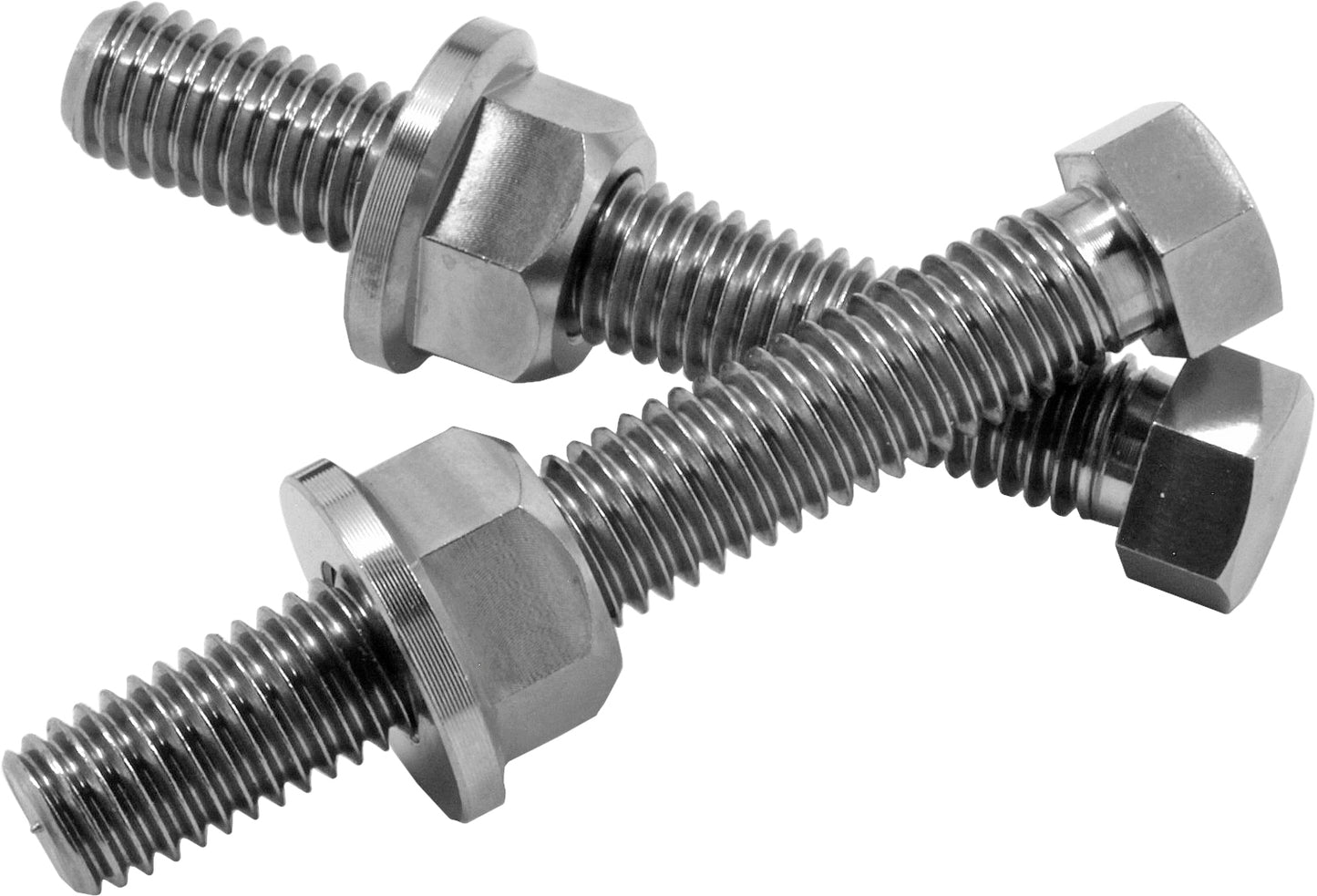 Ti Axle Adjuster Bolts Ktm/Hus 10x50mm/10mm / 10mm/13mm Nuts