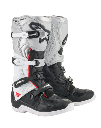 Tech 5 Victory 19 Boots Black/White/Silver Sz 10