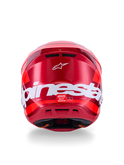 Sm7 Core Helmet Red Glossy Md