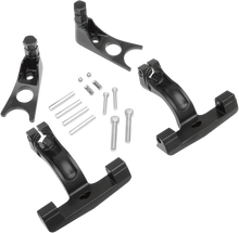 DRAG SPECIALTIES Passenger Floorboard Mount - Black - FL/FX P17-0411B