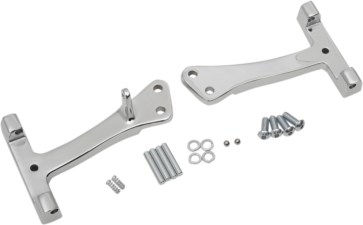 DRAG SPECIALTIES Passenger Floorboard Mount - Chrome - FXD/FLD 77496C