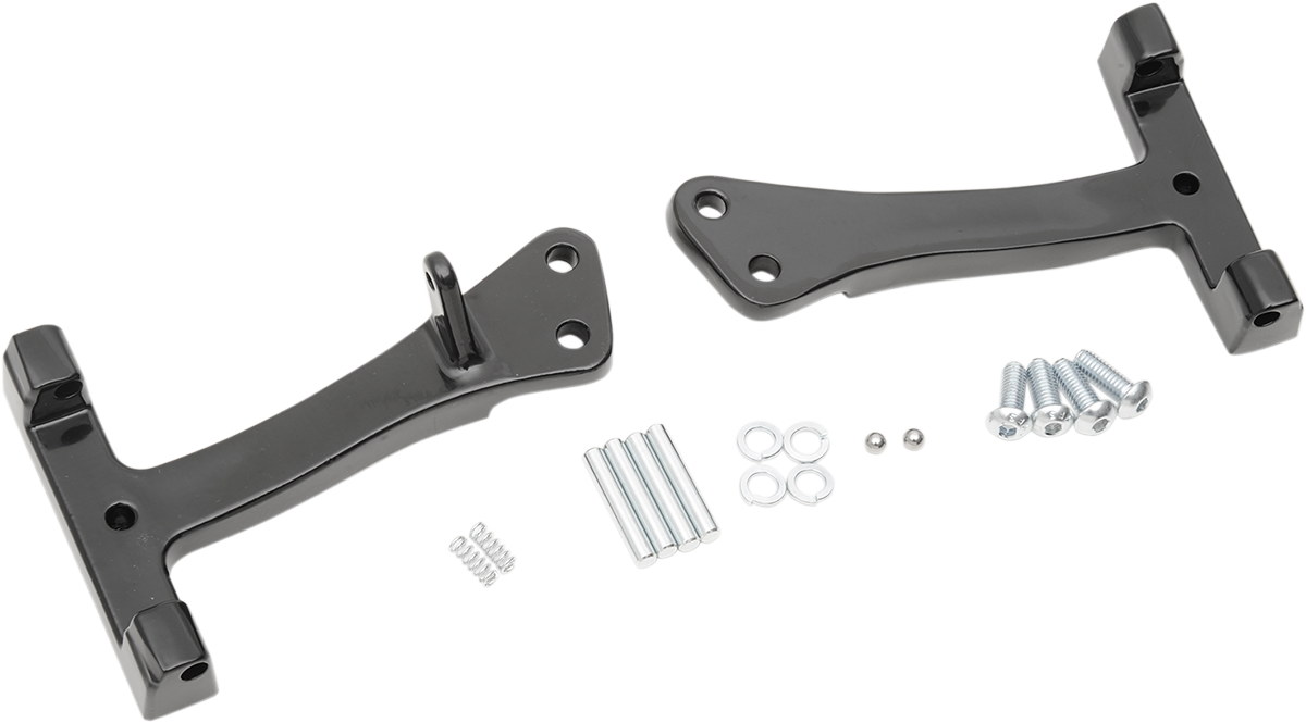 DRAG SPECIALTIES Passenger Floorboard Mount - Black - FXD/FLD 77496