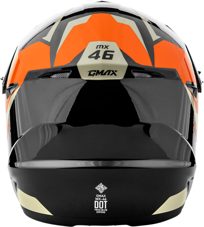 Mx 46 Cyclus Hemet Black/Orange Xl