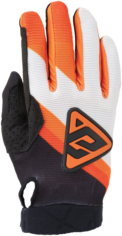 Answer Peak Flo Gloves Black/Hyper Orange/White - 2XL
