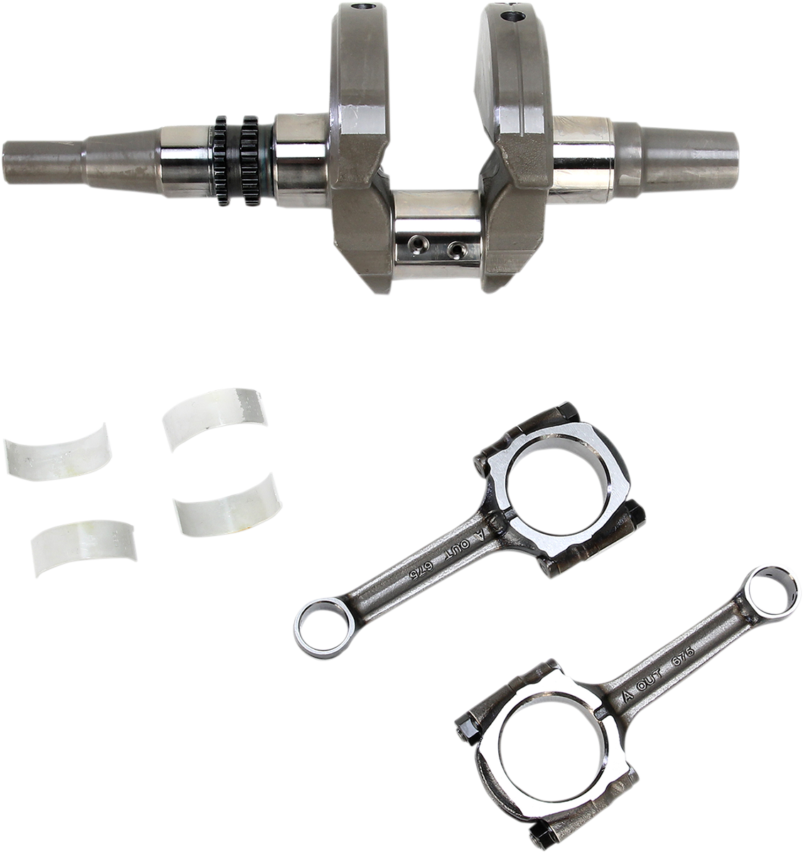 HOT RODS Crankshaft Assembly - OEM Stroke - Kawasaki | Suzuki 4089
