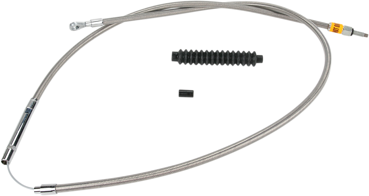 BARNETT High-Efficiency Stainless Steel Clutch Cable for Harley-Davidson - +6" - '86-'11 Sportster 102-30-10020-06