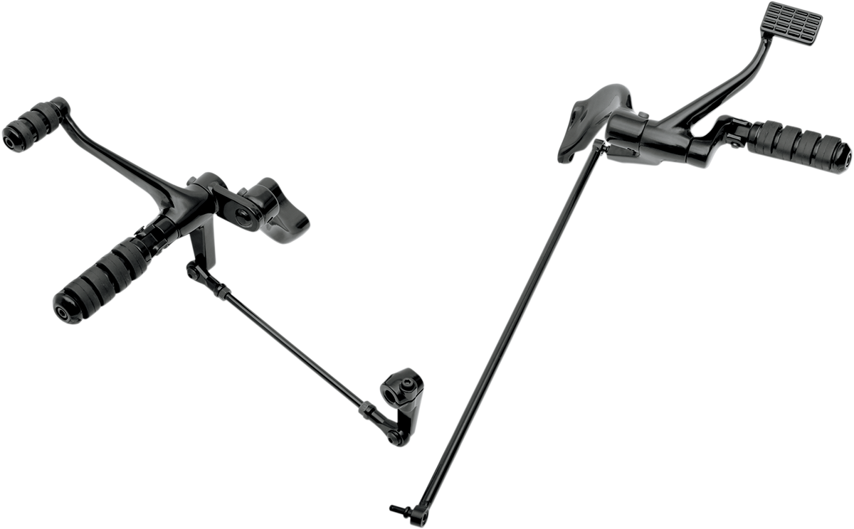 DRAG SPECIALTIES Forward Control - 2" Extended - Black - XL 056221