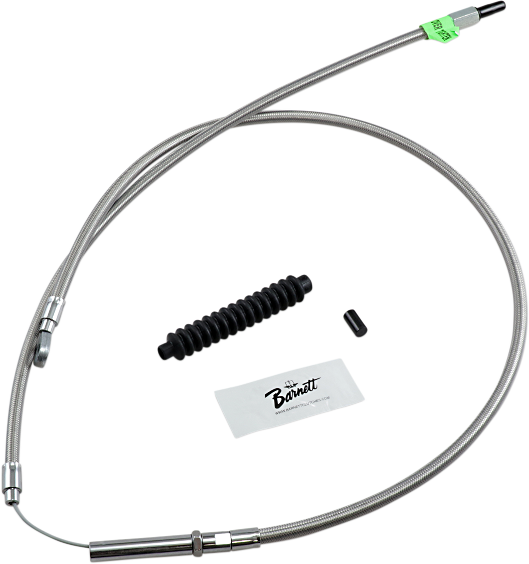 BARNETT High-Efficiency Stainless Steel Clutch Cable for Harley-Davidson - Standard - '86-'03 XLH 102-30-10022HE