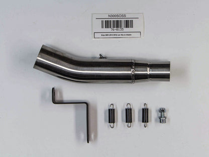 Hindle Kawasaki Ninja 300 (13+) Slipon Adapter with Evolution Black Ceramic Muffler
