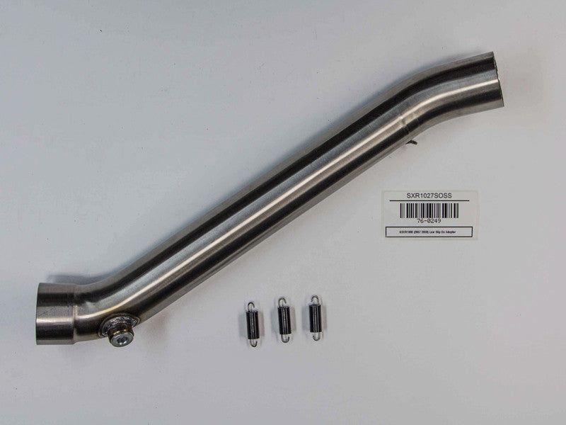 Hindle Exhaust for Suzuki GSXR1000 (07-08)Slipon Adapter with Titanium Muffler w/ Black Ceramic Tip