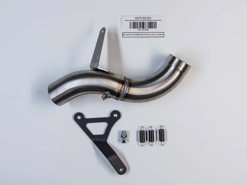 Hindle MV Agusta (12+) F3  Slipon Adapter with Evolution Carbon Fiber Muffler w/ Carbon Tip