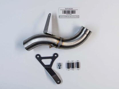 Hindle MV Agusta (12+) F3  Slipon Adapter with Evolution Polished SS Muffler