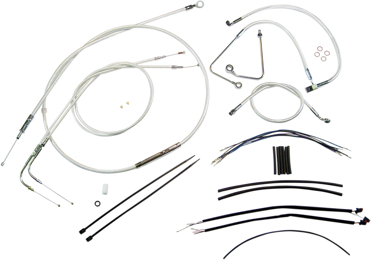 MAGNUM SHIELDING Sterling Chromite II® Designer Handlebar Installation Kit - 15"-17" - '11-'14 FLS 387262