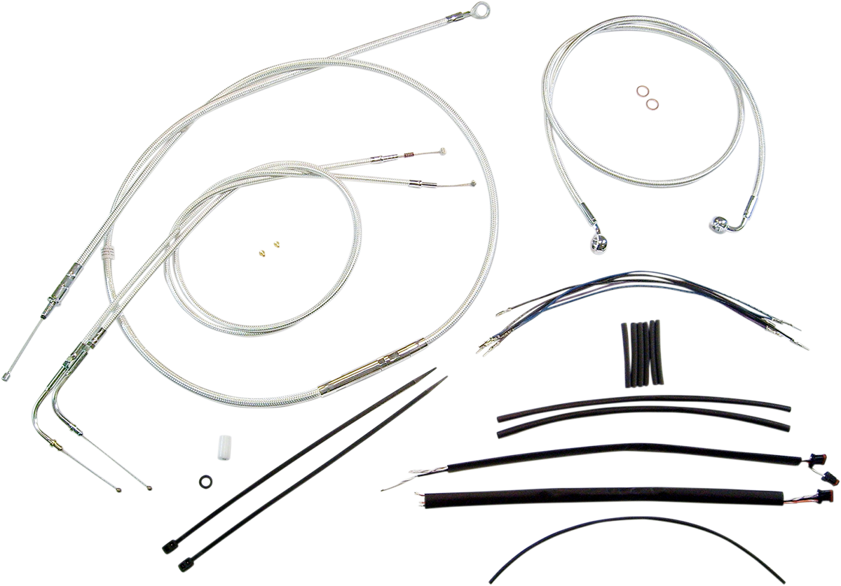 MAGNUM SHIELDING Sterling Chromite II® Designer Handlebar Installation Kit - 12"-14" - '11-'14 FLS 387271