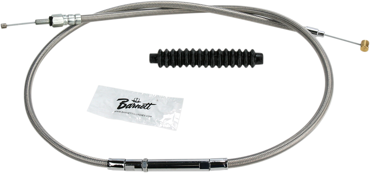 BARNETT High-Efficiency Stainless Steel Clutch Cable for Harley-Davidson - Standard - Buell 102-31-10002