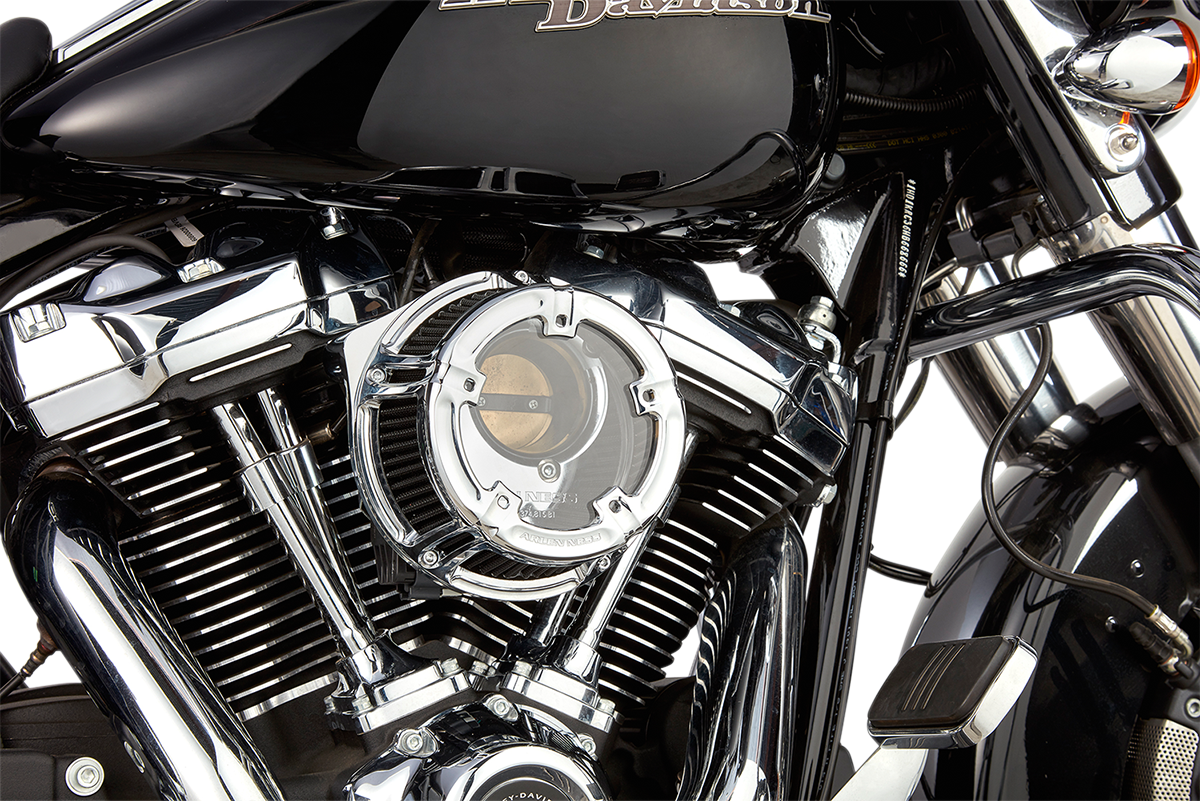 ARLEN NESS Method* Clear Series Air Cleaner - Chrome 18-972
