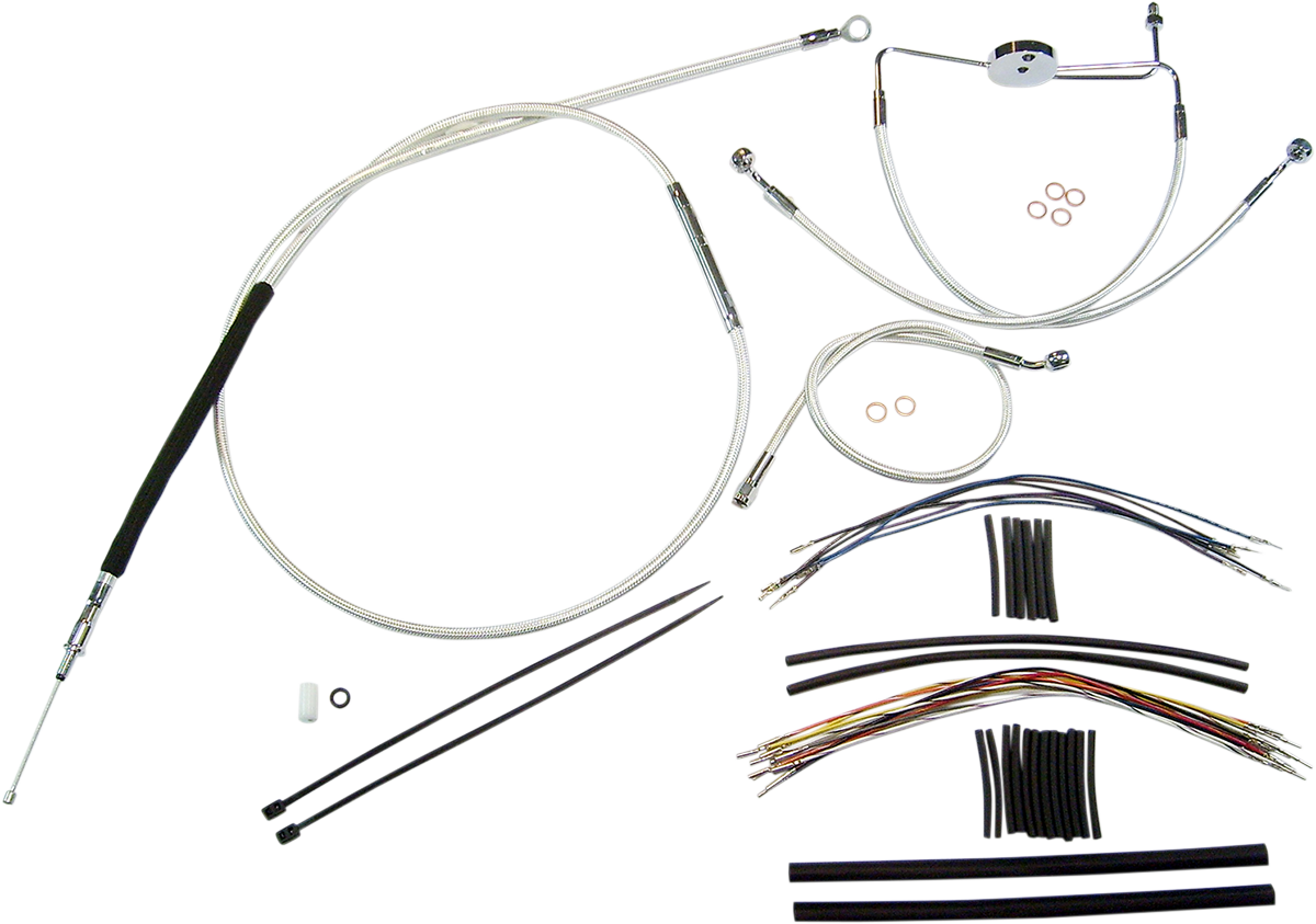 MAGNUM SHIELDING Sterling Chromite II® Designer Handlebar Installation Kit - 18"-20" - '08-'13 Touring 387303