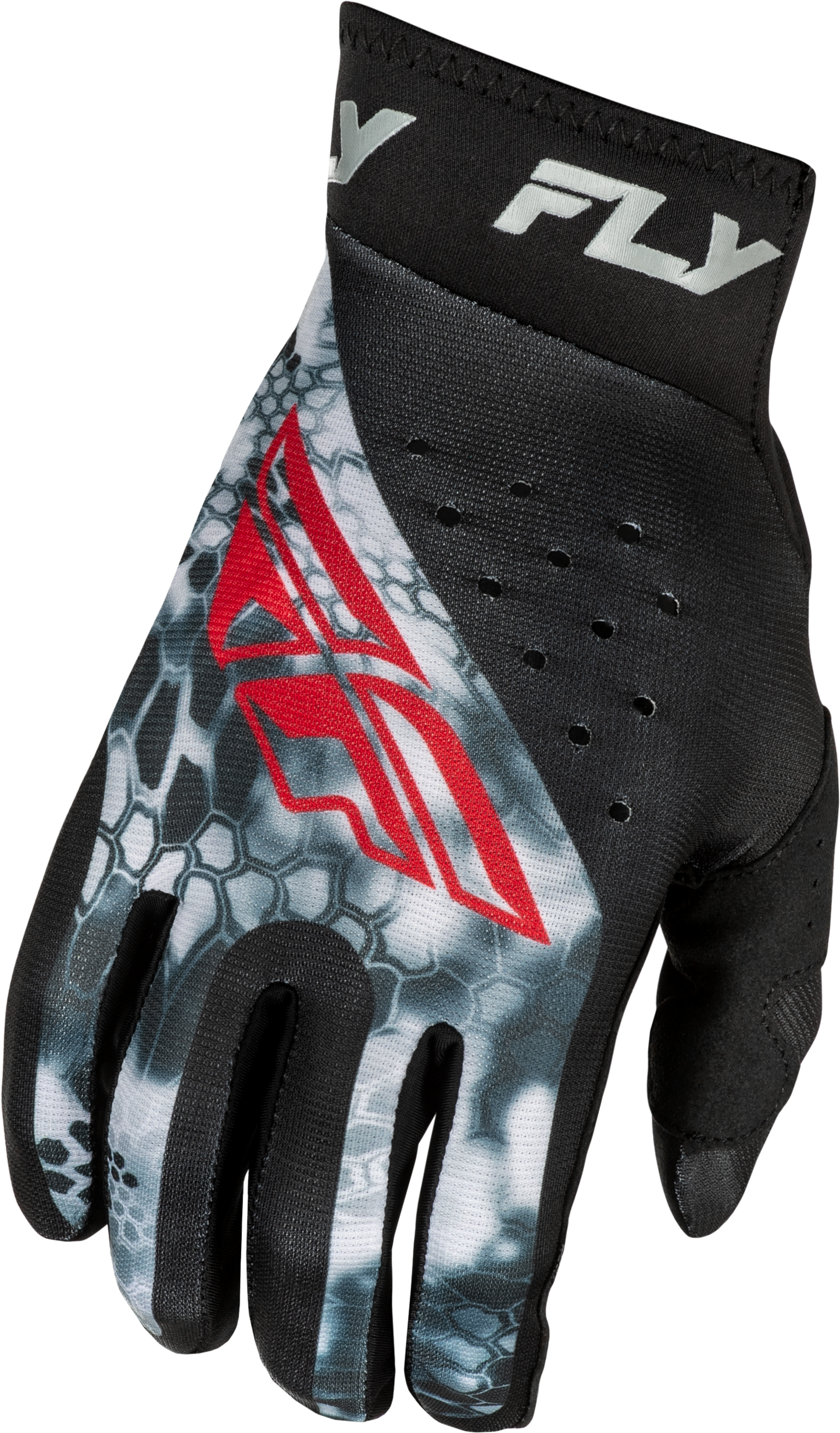 Pro Lite Kryptek Gloves Black/Red/Grey 2x