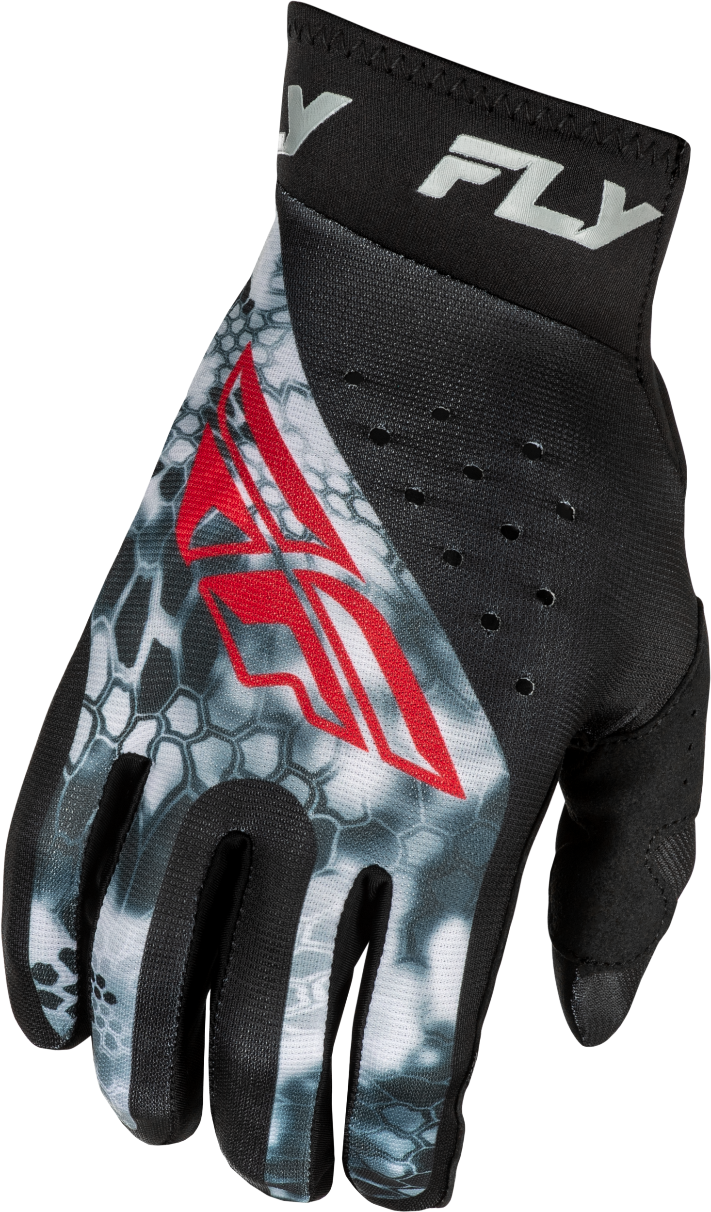 Pro Lite Kryptek Gloves Black/Red/Grey Lg