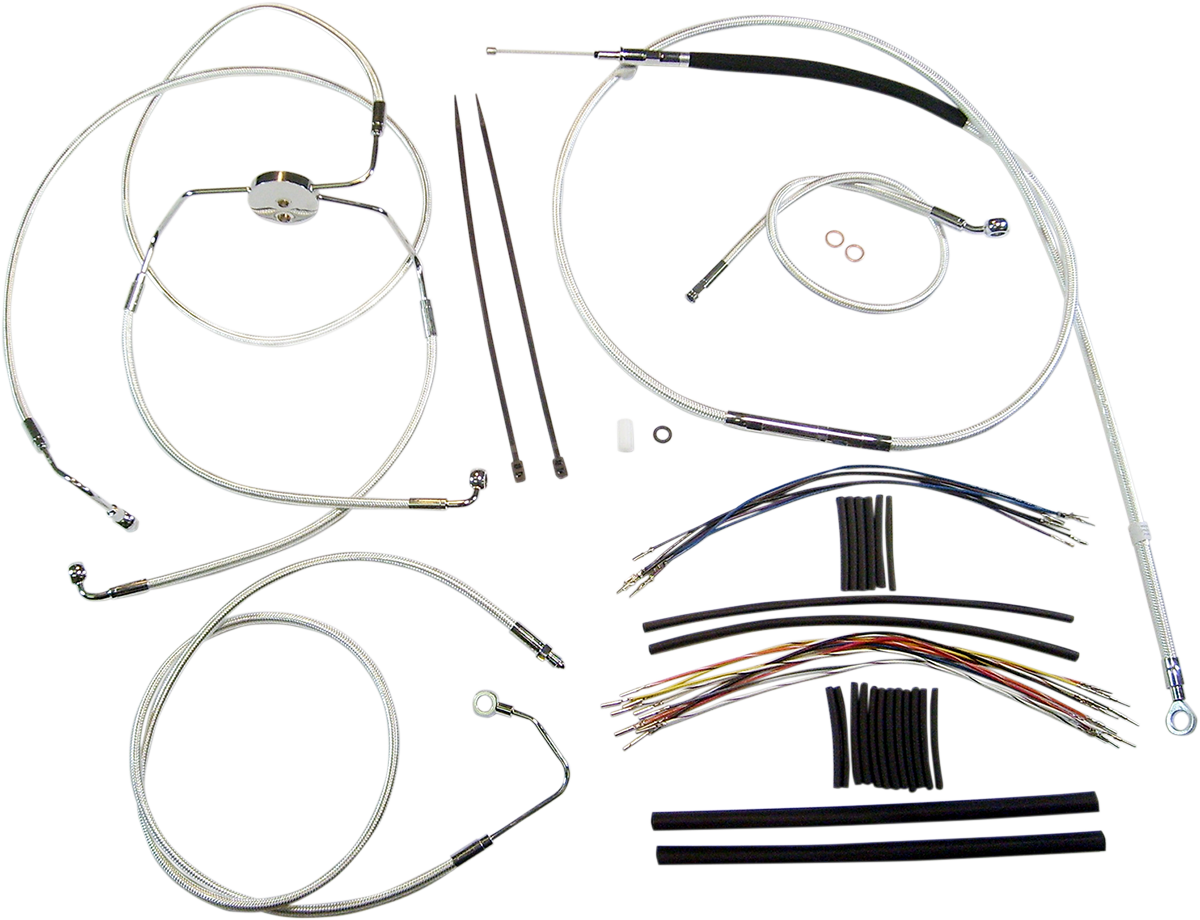 MAGNUM SHIELDING Sterling Chromite II® Designer Handlebar Installation Kit - 15"-17" - '08-'13 FLH 387312
