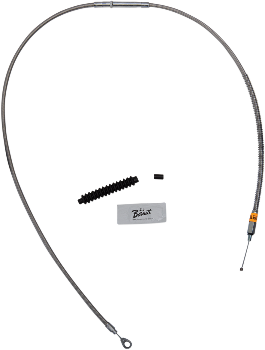 BARNETT High-Efficiency Stainless Steel Clutch Cable for Harley-Davidson - Standard - '89-'06 Touring 102-30-10005HE