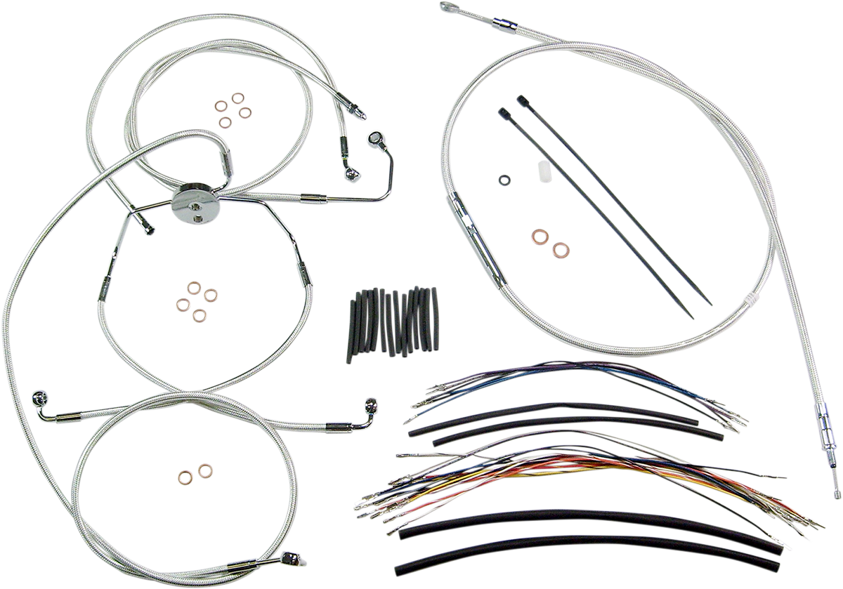 MAGNUM SHIELDING Sterling Chromite II® Designer Handlebar Installation Kit - 12"-14" - '08-'13 FLTR 387321