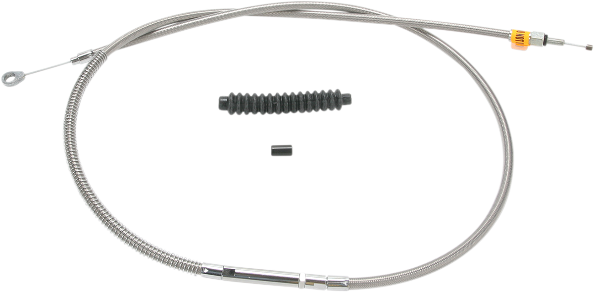 BARNETT High-Efficiency Stainless Steel Clutch Cable for Harley-Davidson - Standard - '93-'03 Dyna 102-30-10006HE