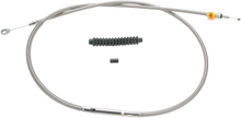 BARNETT High-Efficiency Stainless Steel Clutch Cable for Harley-Davidson - Standard - '93-'03 Dyna 102-30-10006HE
