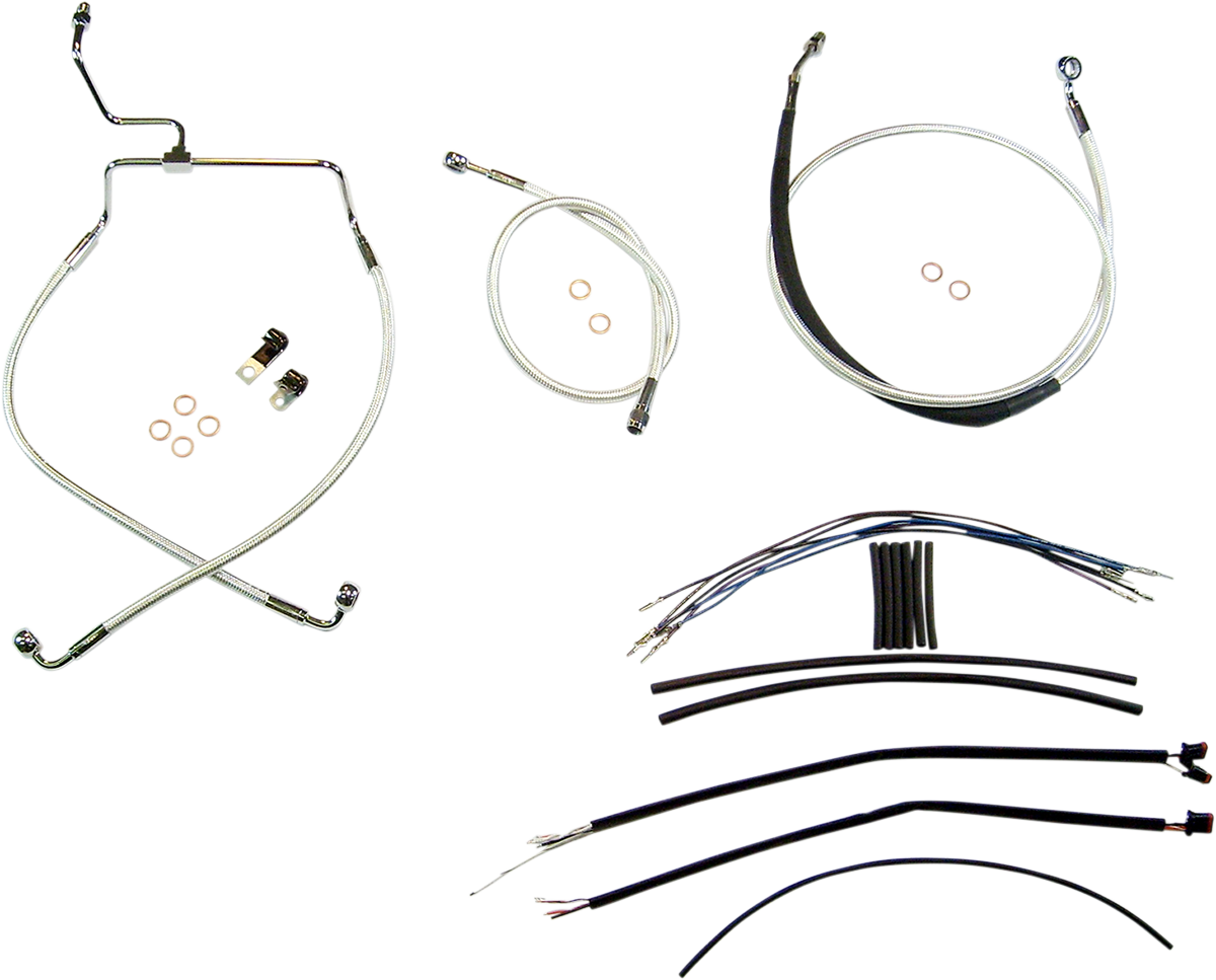MAGNUM SHIELDING Sterling Chromite II® Designer Handlebar Installation Kit - 15"-17" - '14-'15 FLH 387332