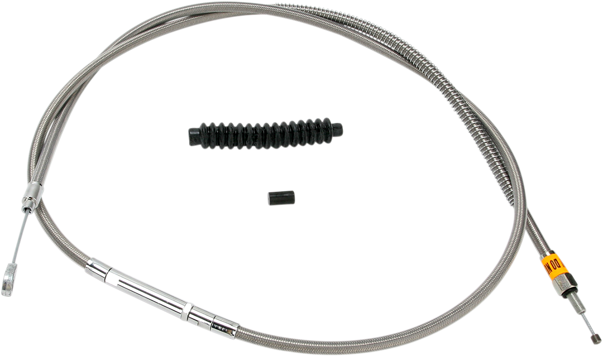 BARNETT High-Efficiency Stainless Steel Clutch Cable for Harley-Davidson - +6" - '93-'03 Dyna 102-30-10006-06
