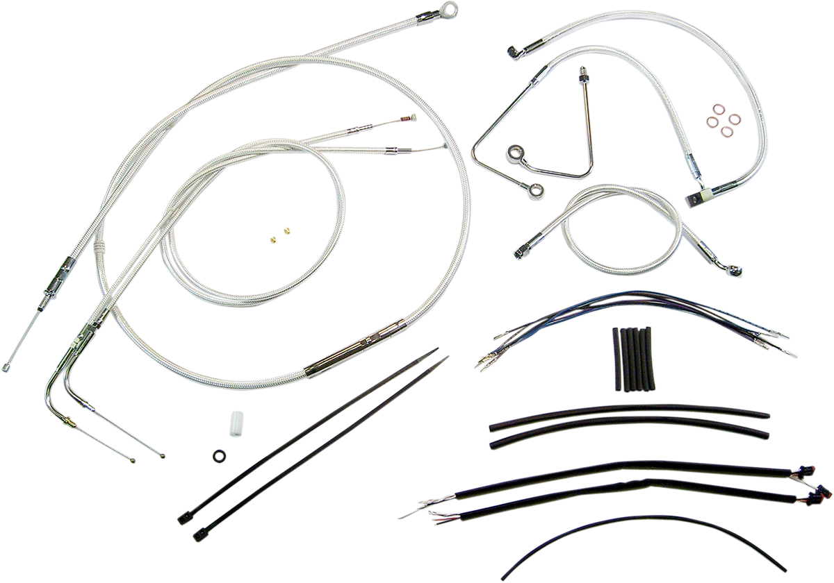 MAGNUM SHIELDING Sterling Chromite II® Designer Handlebar Installation Kit - 12"-14" - '14-'15 FLH 387341