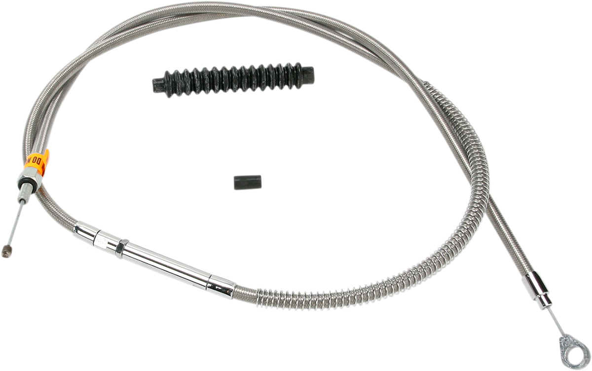BARNETT High-Efficiency Stainless Steel Clutch Cable for Harley-Davidson - Standard - Dyna/Softail 102-30-10007HE