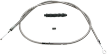 BARNETT High-Efficiency Stainless Steel Clutch Cable for Harley-Davidson - +6" - Dyna/Softail 102-30-10007-06