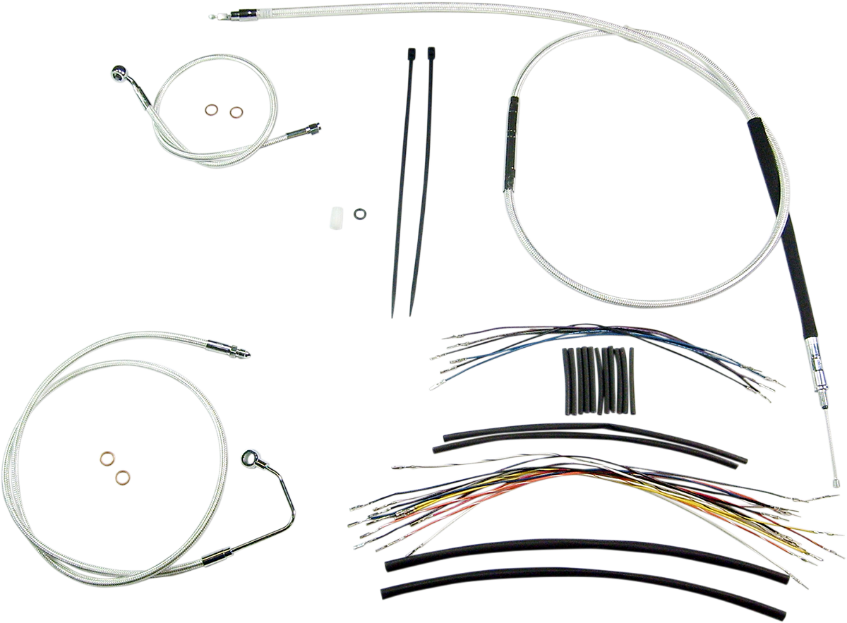 MAGNUM SHIELDING Sterling Chromite II® Upper Handlebar Installation Kit - 18"-20" - '08-'13 FLH 387363