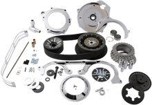 BELT DRIVES LTD. Open Belt Drive - 2" - Chrome - '07-'16 Big Twins TC2PB-2-C
