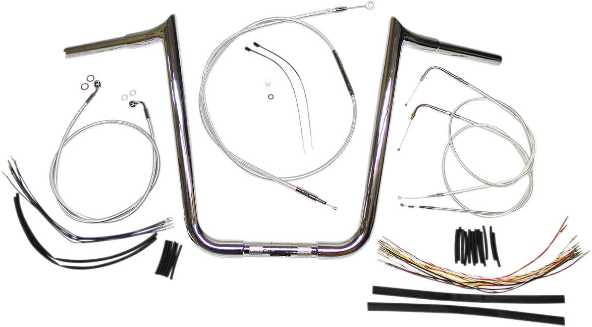 MAGNUM SHIELDING Sterling Chromite II® Designer Handlebar Installation Kit - 12"-14" - '00-'06 FLST 387441