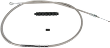 BARNETT High-Efficiency Stainless Steel Clutch Cable for Harley-Davidson - Standard - '87-'99 102-30-10010HE