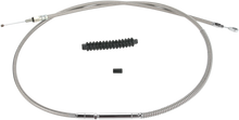 BARNETT High-Efficiency Stainless Steel Clutch Cable for Harley-Davidson - +6" - '87-'99 102-30-10010-06