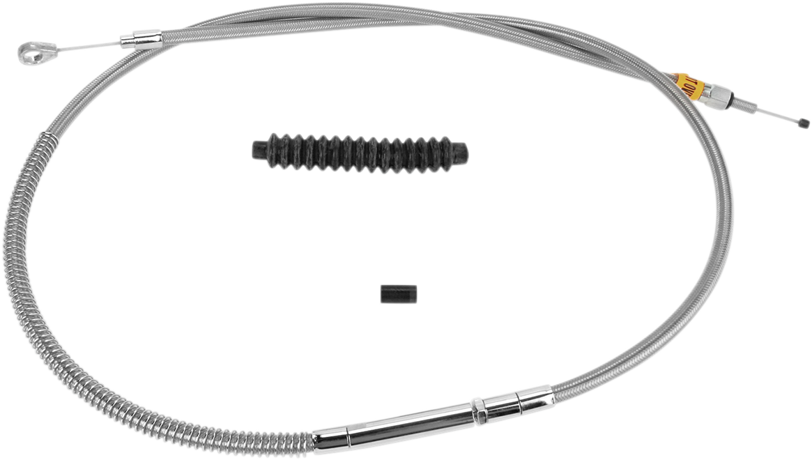 BARNETT High-Efficiency Stainless Steel Clutch Cable for Harley-Davidson - Standard - Softail/FXR 102-30-10012HE