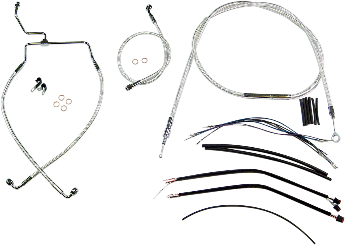 MAGNUM SHIELDING Sterling Chromite II® Designer Handlebar Installation Kit - 15"-17" - '14-'15 FLHR 387472