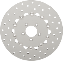 DRAG SPECIALTIES Drilled Brake Rotor - Front - 11.8" - Dyna B06-0199ASP